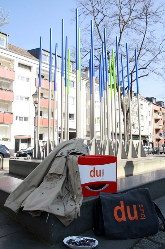 Bierkiste am Energiebrunnen